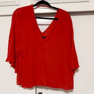 Zara Woman red blouse L